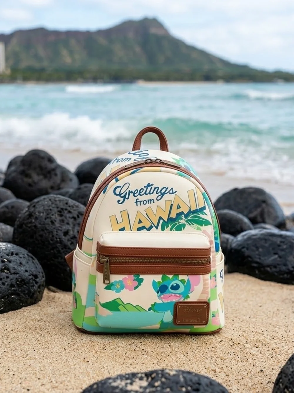 Loungefly Disney Lilo & Stitch Travel Postcard Mini Backpack - BoxLunch Exclusiv